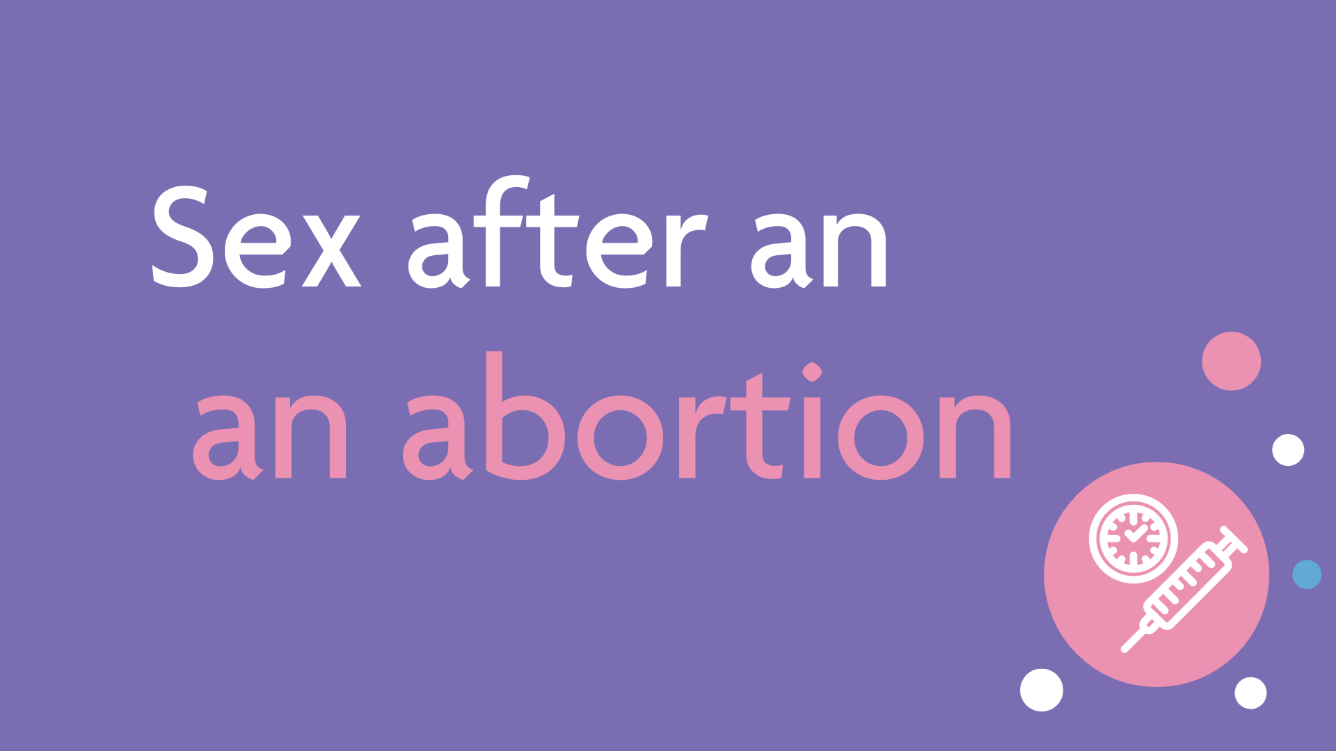 Sex after abortion