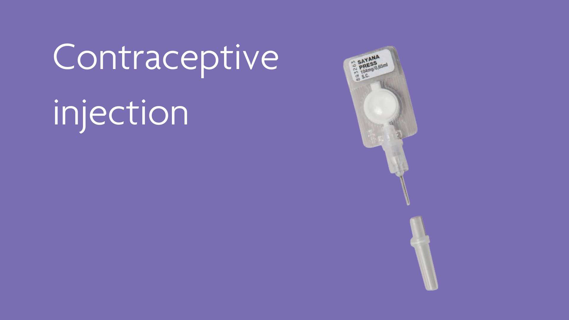 Contraceptive Injection