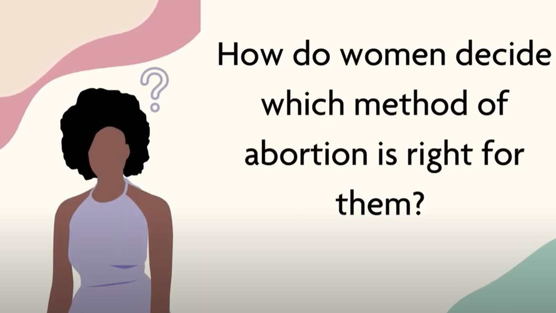How Do Women Decide Which Method Of Abortion Is Right For Them